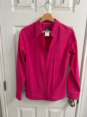 Patagonia Women's Button-Down Shirt - Bright Pink